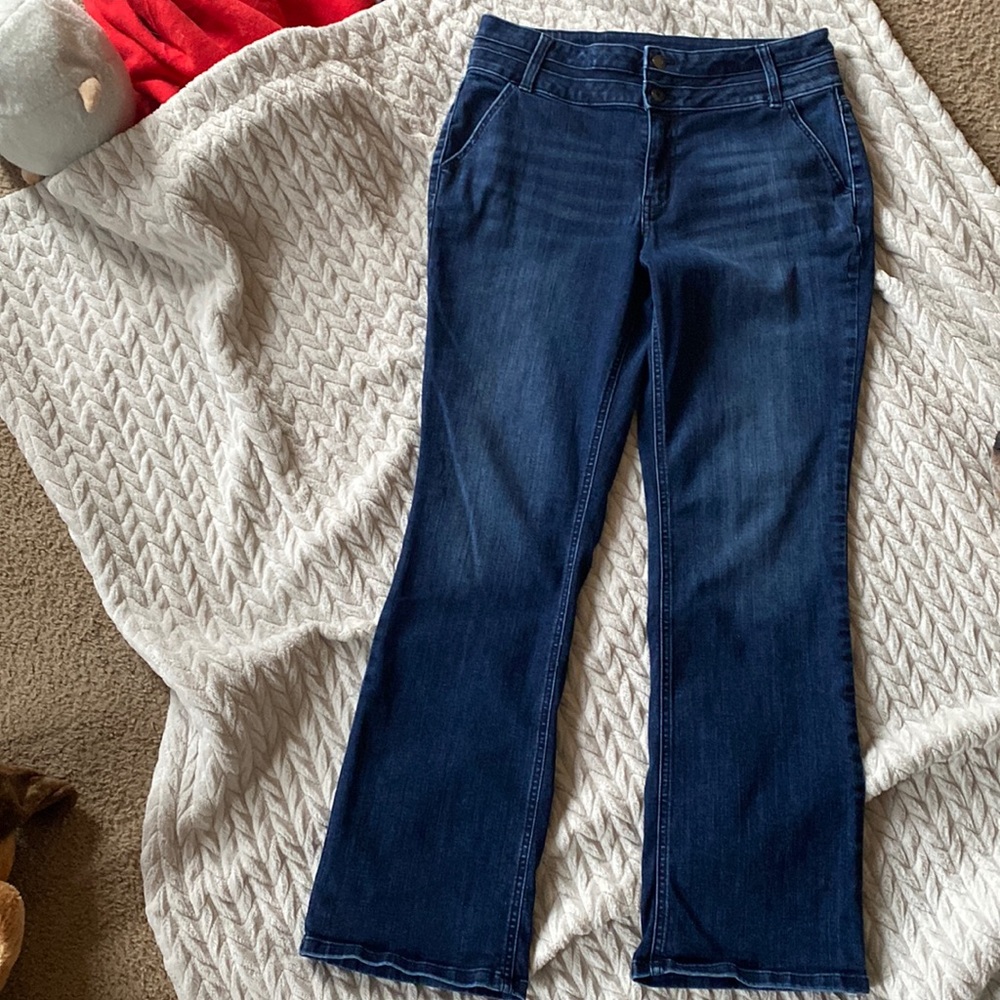 Maurice’s high rise bootcut jeans